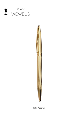 WeWeus Gold Ultra Lüks Tükenmez Kalem