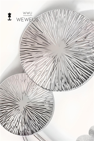 WeWeus Gri Parlak Oval Lüks Tasarım Premium Kadın Kemer