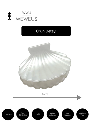 WeWeus İstiridye Mandal Toka