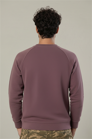 Weweus Kahverengi Havlu Kumaş Sweatshirt 240