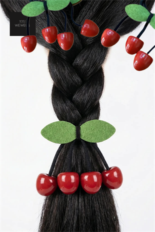 WeWeus Kirazlı Lastikli Toka 2li