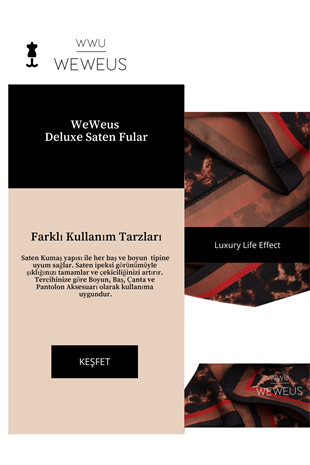 WeWeus Kırmızı Kenar Leopar Desen Saten Lüks Bandana Fular