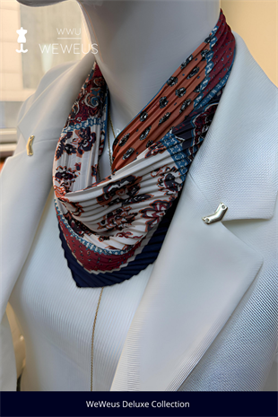 WeWeus Motif Etnik Desen Lüks Piliseli Bandana Fular