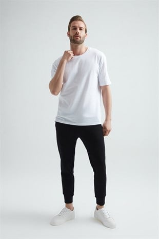 Weweus Beyaz Oversize Erkek Tişört 1023
