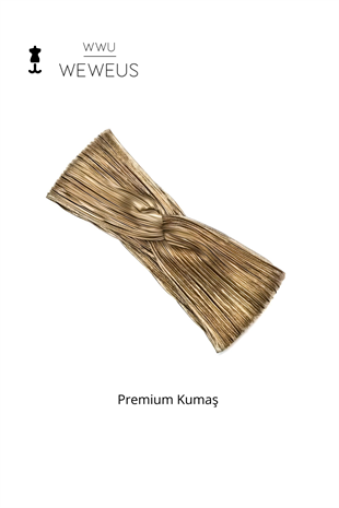 WeWeus Parlak Bakır Renk Premium Kadın Saç Bandı