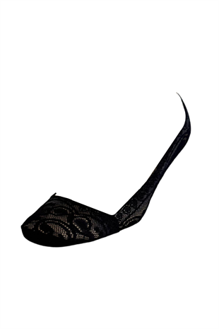 WeWeus Siyah Bayan Dantelli Babet Çorap 170