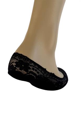 WeWeus Siyah Bayan Dantelli Babet Çorap 170