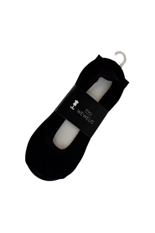 WeWeus Siyah Bayan Penye Babet Çorap 1713537