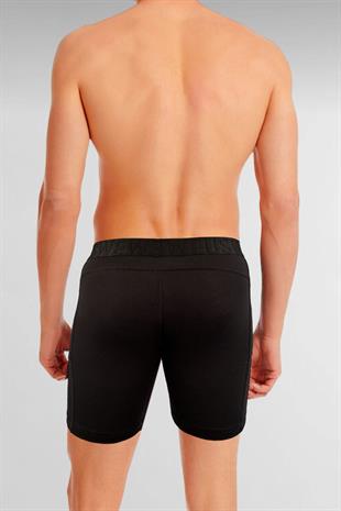 Weweus Siyah Gizli Cepli Erkek Uzun Boxer
