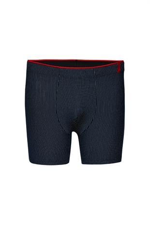 Weweus Siyah Lacivert Gri 3lü Pamuk Elastan Çizgili Boxer 14923