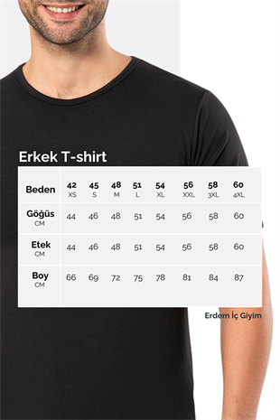 WeWeus Siyah Micro Modal Premium Erkek T-Shirt 1134
