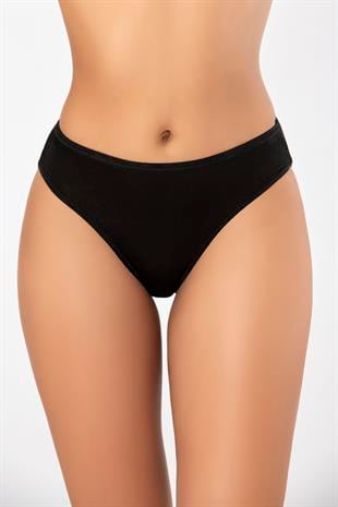 Weweus Siyah Micro Modal Premium Kadın Külot 7264