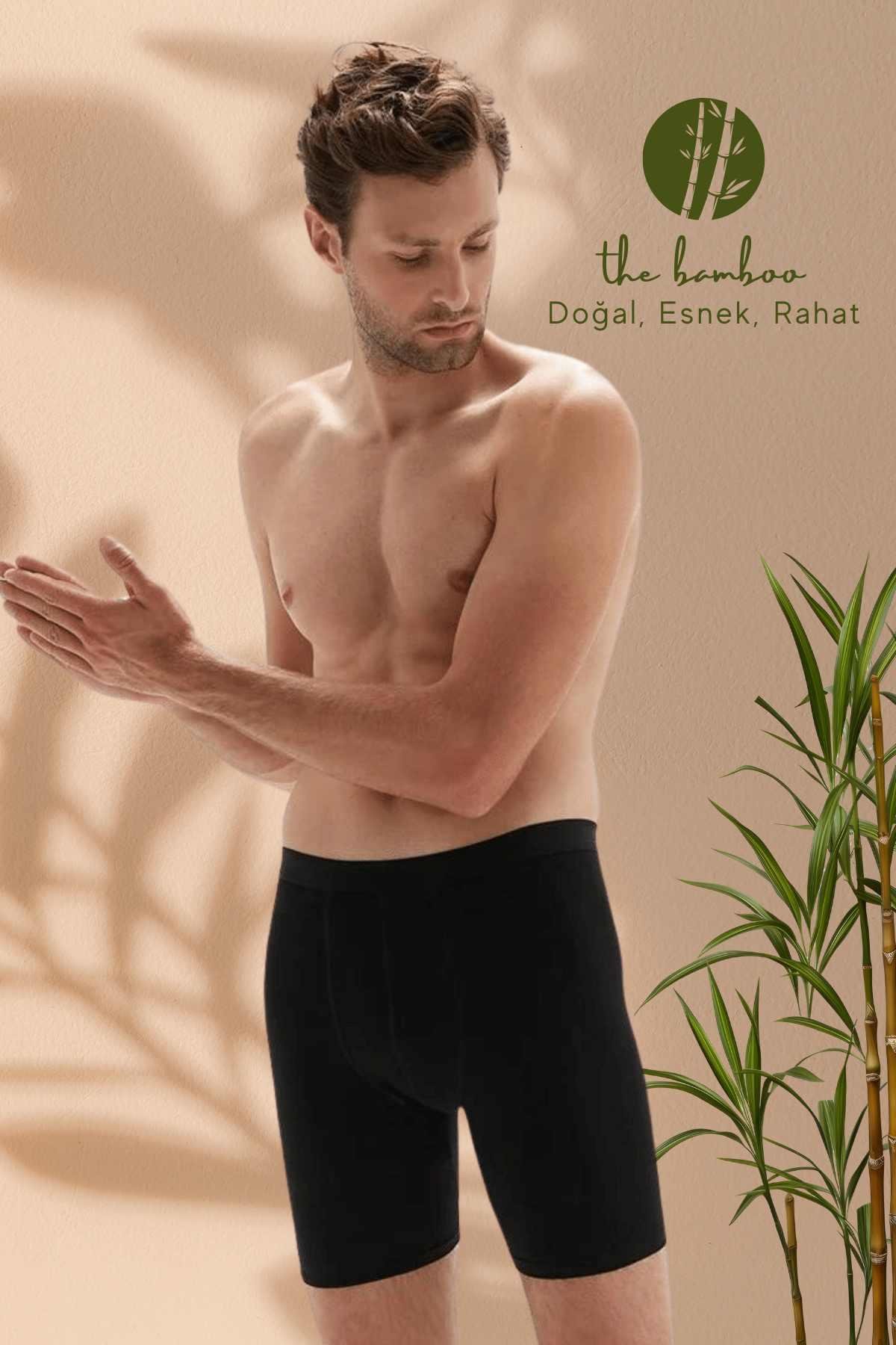 Erdem Erkek Bambu Uzun Boxer: Erdem İç Giyim