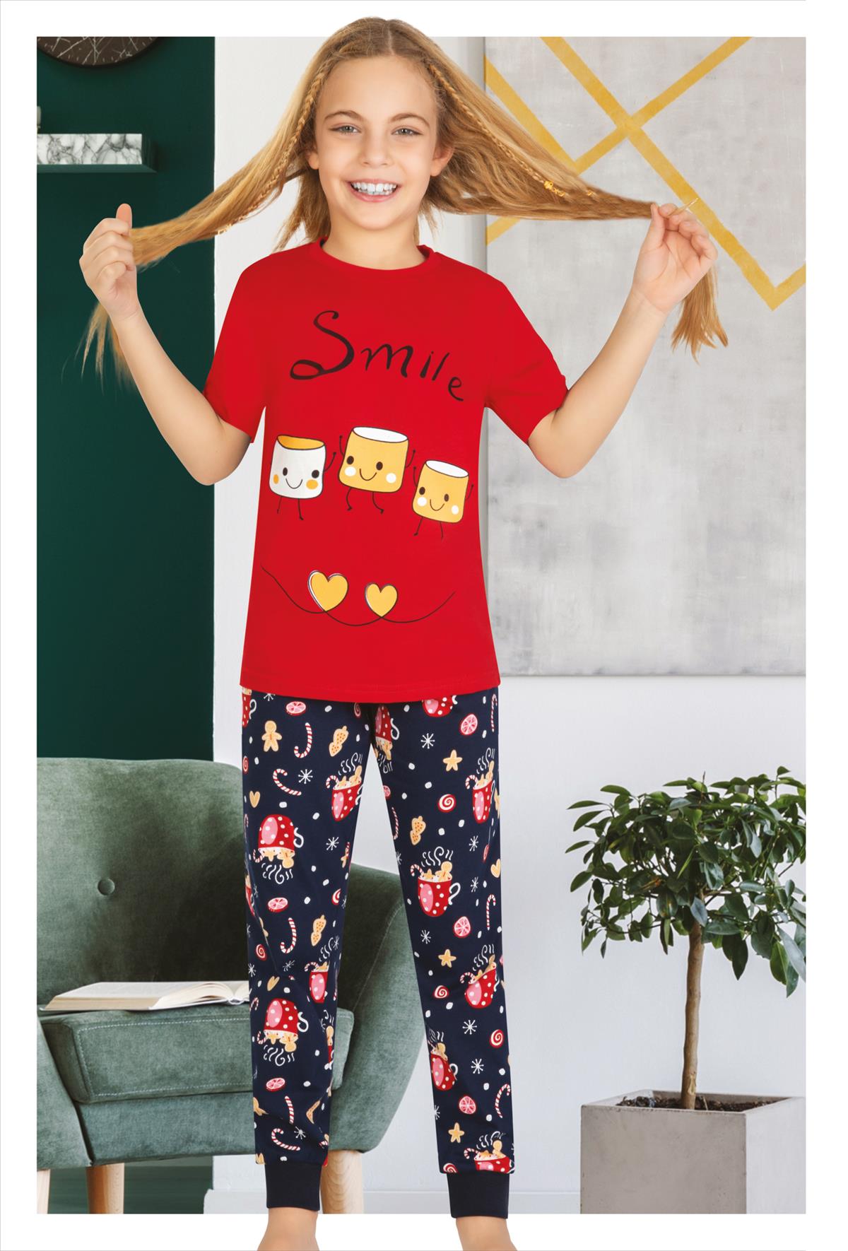 Erdem Kız Çocuk Yazlık Pijama Takımı: Erdem İç Giyim