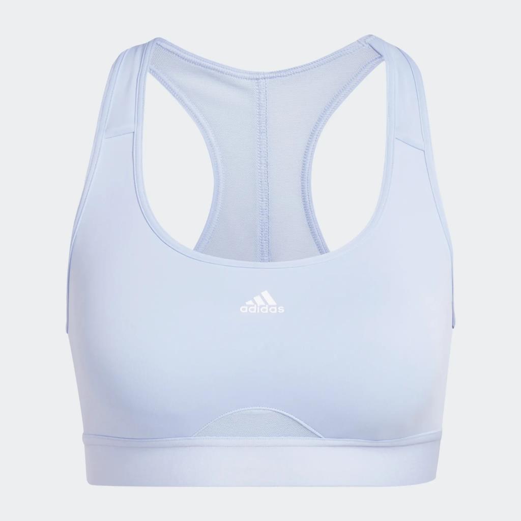 Adidas HS2995 Powerreact Training Orta Destekli Spor Bra Turkuaz