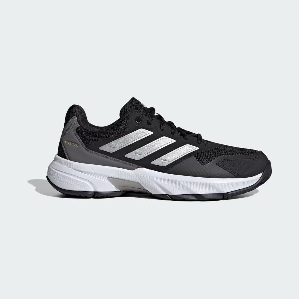 Adidas ID2458 Courtjam Control 3 Sert Kort Kadın Tenis Ayakkabısı Siyah