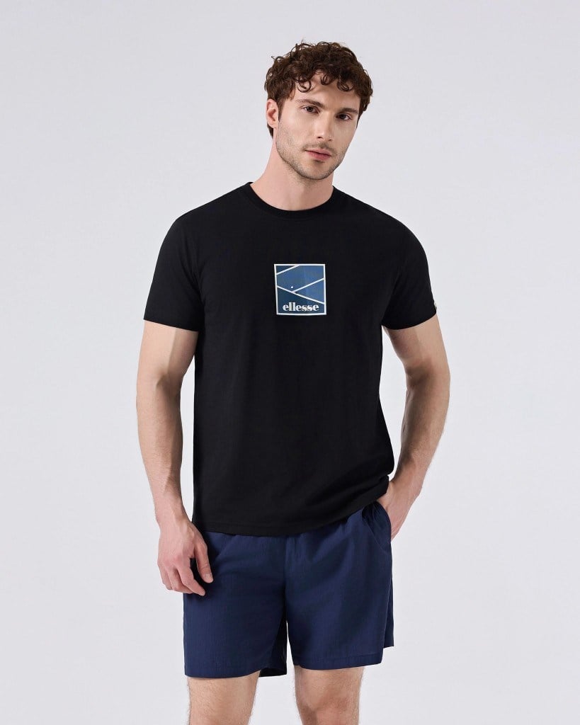 Ellesse 6SM5025-BK Erkek Tişört - Siyah