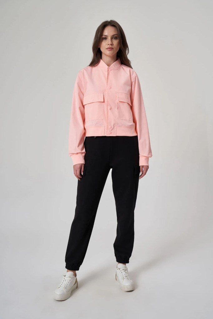 EXUMA KADIN CEKET-1521158 PEMBE