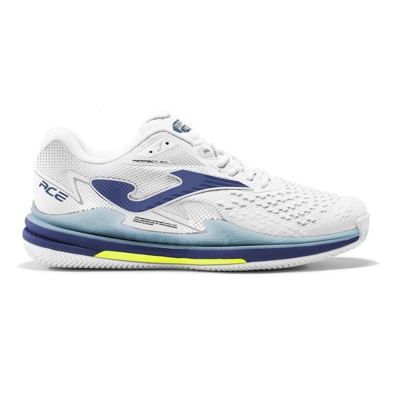 Joma Ace Erkek Beyaz Toprak Kort Tenis Ayakkabısı TACES2502C