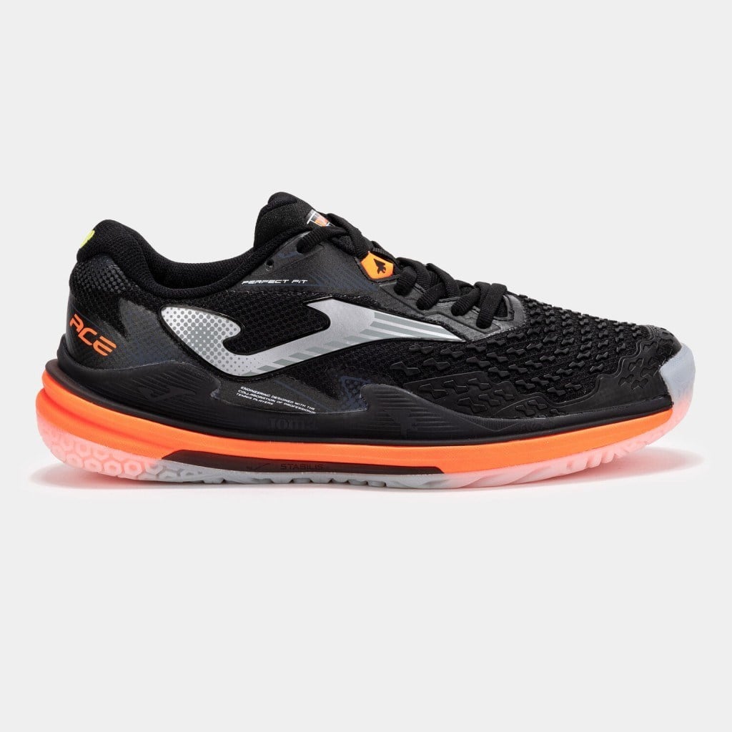 Joma Ace Erkek Siyah Toprak & Sert Kort Tenis Ayakkabısı TACES2501AC