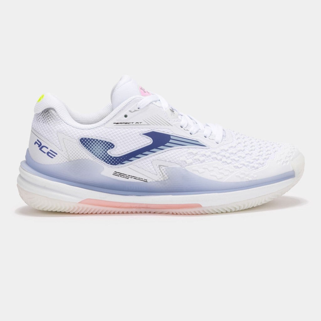 Joma Ace Kadın Beyaz Toprak Kort Tenis Ayakkabısı TACLS2502C