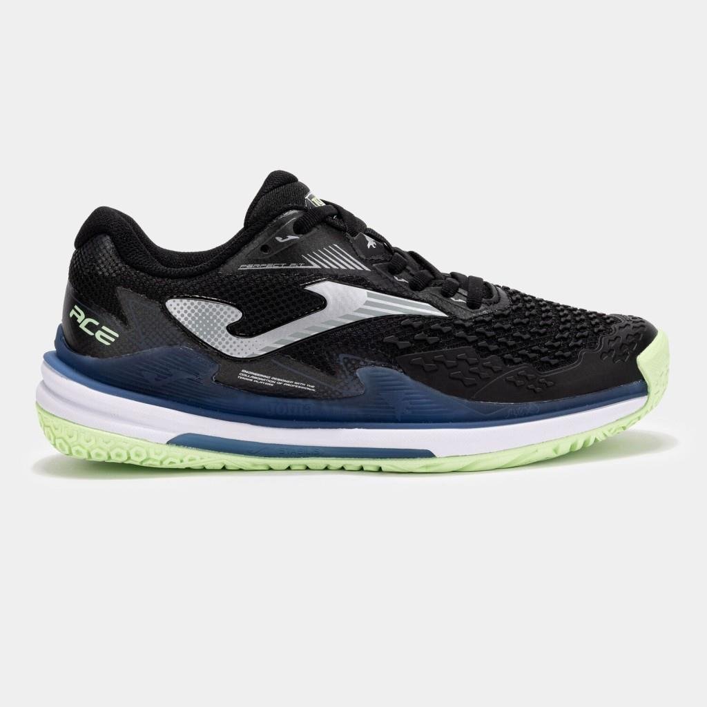 Joma Ace Kadın Siyah Toprak & Sert Kort Tenis AyakkabısıTACLS2501AC