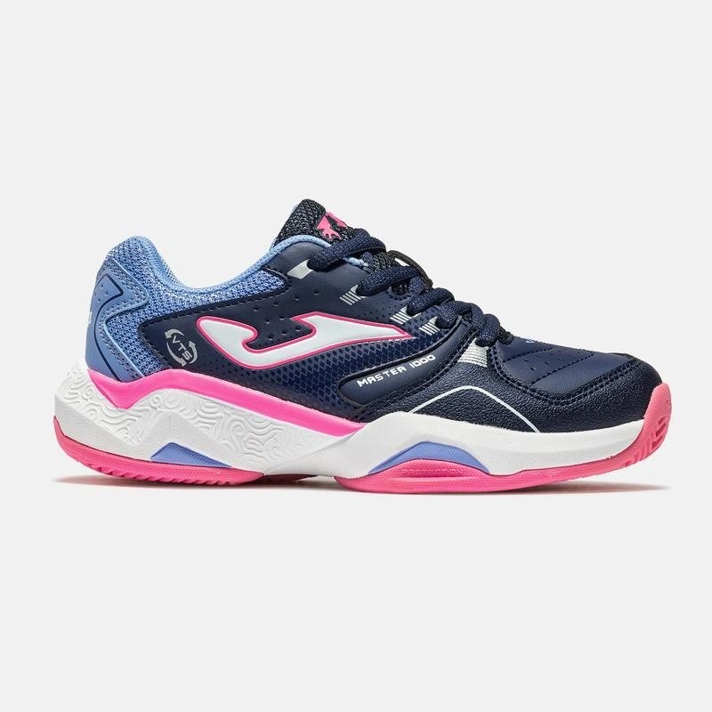 Joma JMATS2633C Master 1000 JR Kız Çocuk Tenis ve Padel Ayakkabısı Lacivert Pembe 