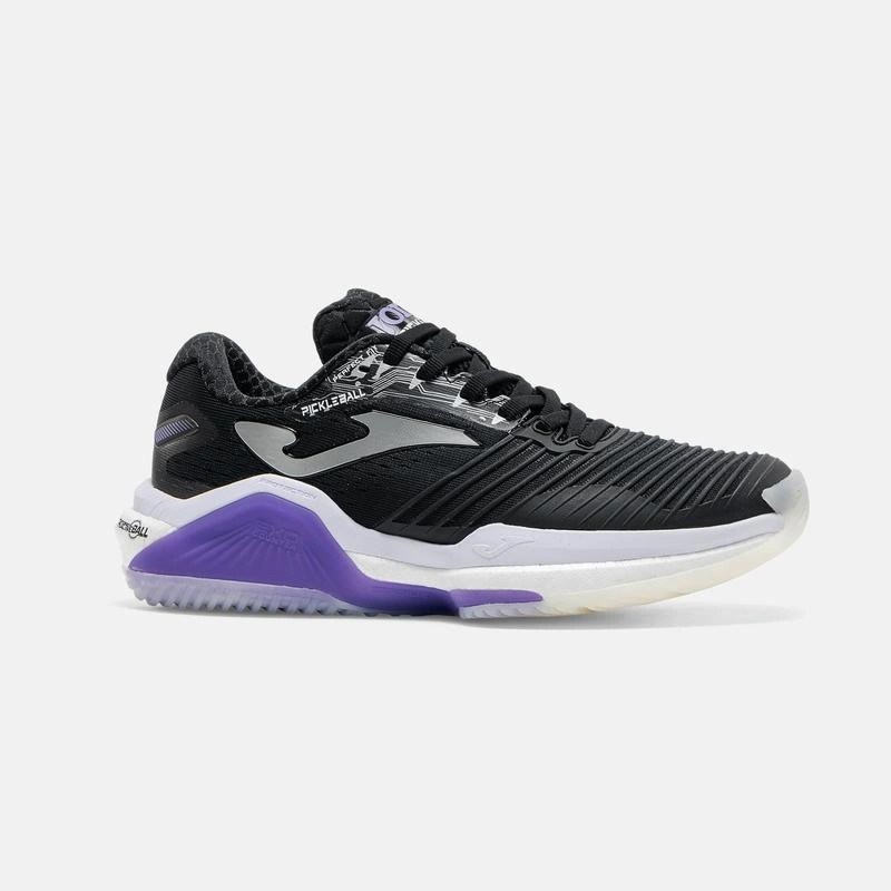 Joma PICKLS2601 Picklet Sert Kort Kadın Tenis ve Pickleball Ayakkabısı Siyah/Mor