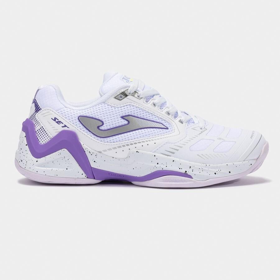 Joma Set Lady 25 TSELW2502C Kadın Toprak Kort Tenis Ayakkabısı - Beyaz
