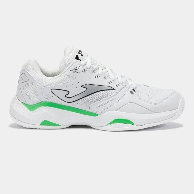 Joma TM100W2502C Master Erkek Toprak Kort Tenis Ayakkabısı - Beyaz
