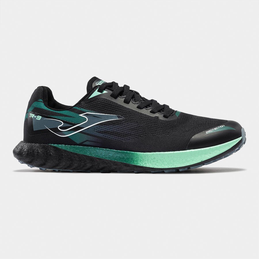 Joma TR-9 Erkek Patika Koşu Ayakkabısı Siyah Yeşil TKTR9S2601