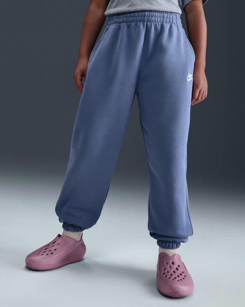 Nike FD2933-499 Sportswear Club Fleece Bol Kesimli Genç Çocuk Eşofman Altı - Lila