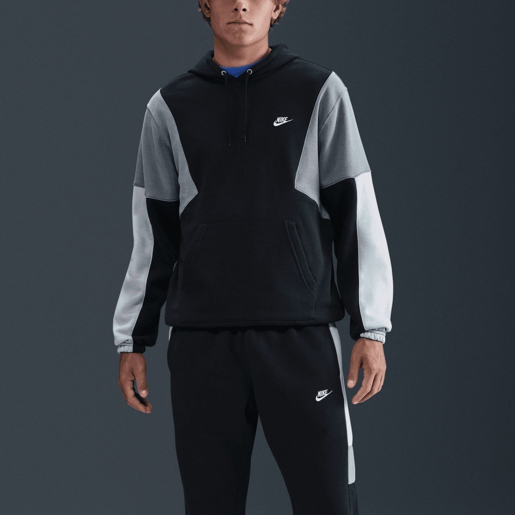 Nike HV1165-010 Club Fleece Erkek Tracksuit Takım - Gri
