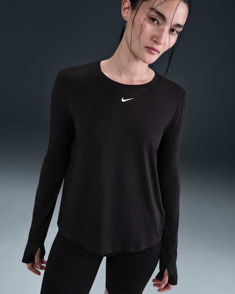 Nike One Classic IB9403-010 Kadın Dri-FIT Uzun Kollu Üst