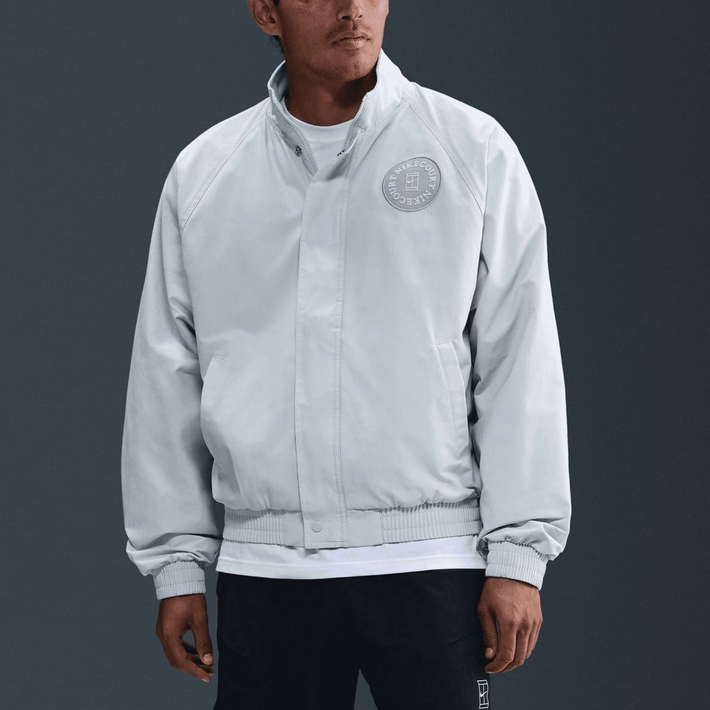 NikeCourt Heritage HQ1744-043 Erkek Tenis Montu - Saf Platin/Kurt Grisi