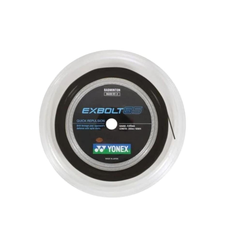Yonex Exbolt 65 Badminton Kordajı 0.65 mm / 200 M - Siyah