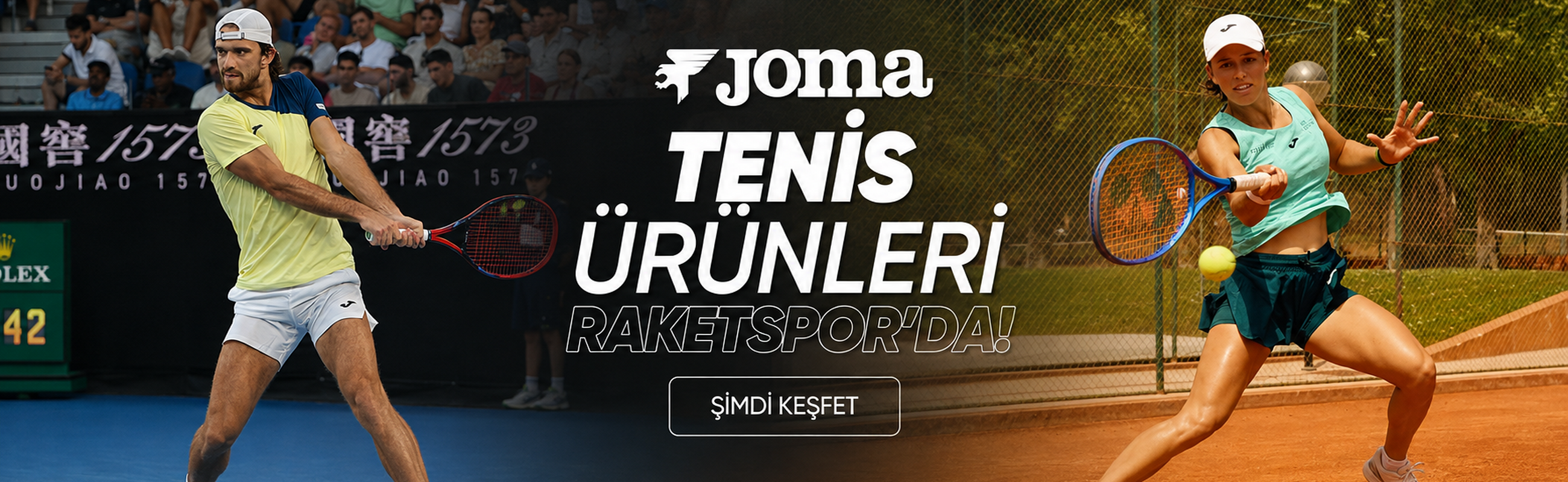 Joma tenis ürünleri Raketspor’da