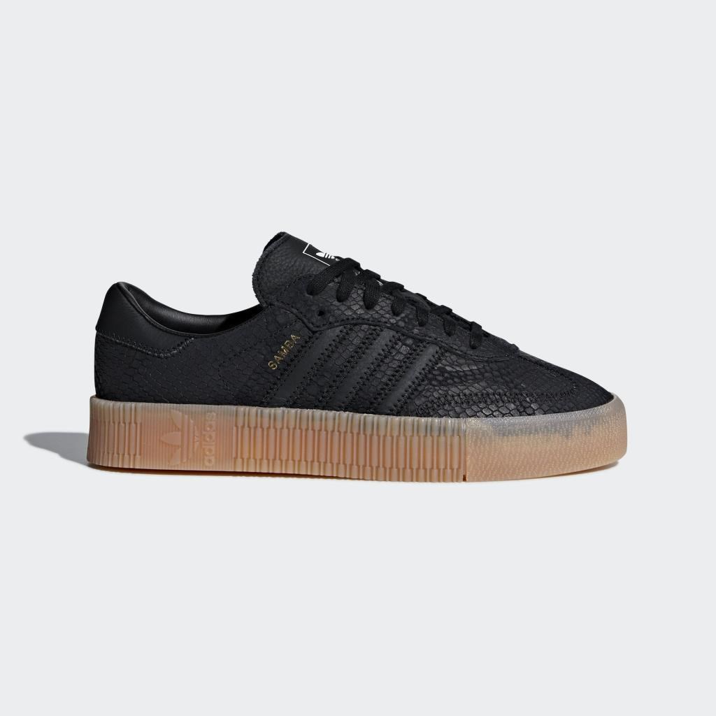 Adidas B28157 Sambarose Kadın Siyah Kadın Günlük Spor Ayakkabı