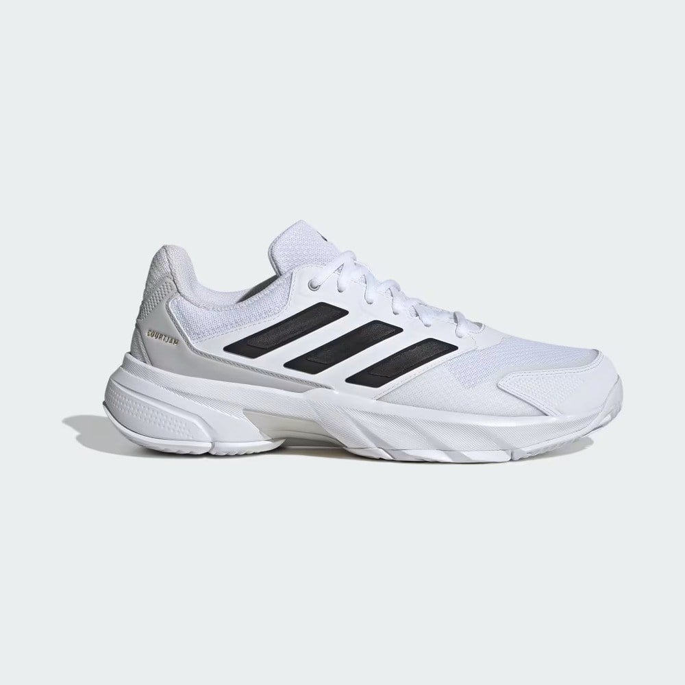 Adidas IF7888 Courtjam Control 3 Sert Kort Erkek Tenis Ayakkabısı Beyaz