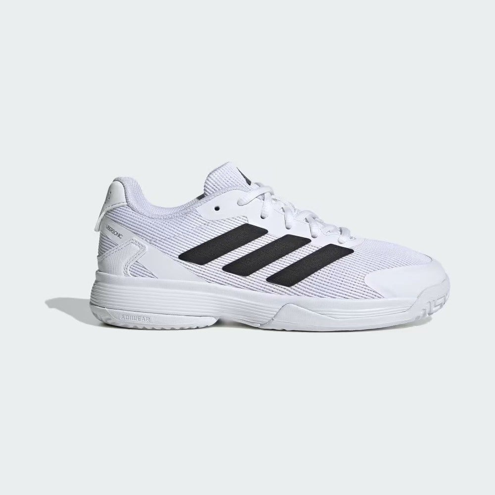 Adidas KK3850 Ubersonic Sert & Toprak Kort Çocuk Tenis Ayakkabısı Beyaz