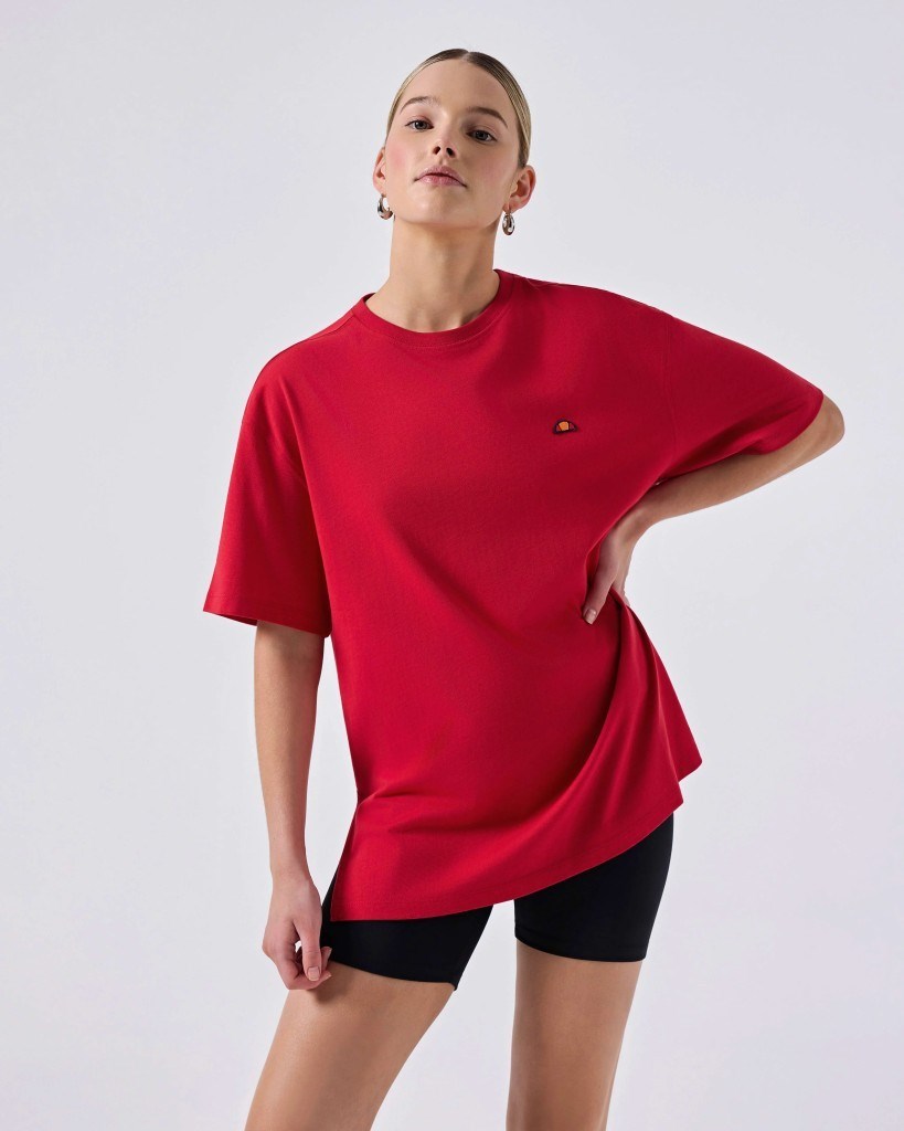 Ellesse 6SF5027-RD Kadın Tişört - Kırmızı