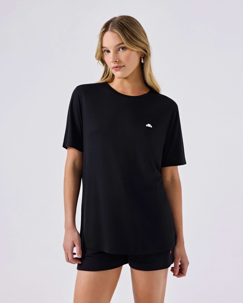 Ellesse 6SF5037-BK Kadın Modal Tişört - Siyah