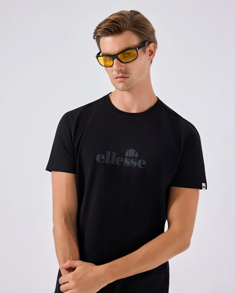 Ellesse 6SM5017-BK Erkek Tişört - Siyah