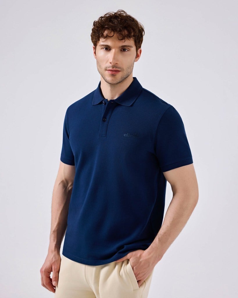 Ellesse 6SM5018-NV Erkek Polo Yaka Tişört - Lacivert
