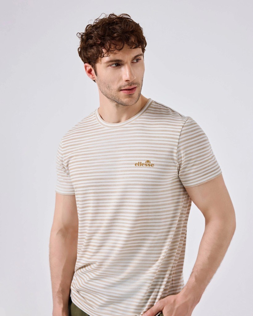 Ellesse 6SM5021-BG Erkek Tişört - Bej