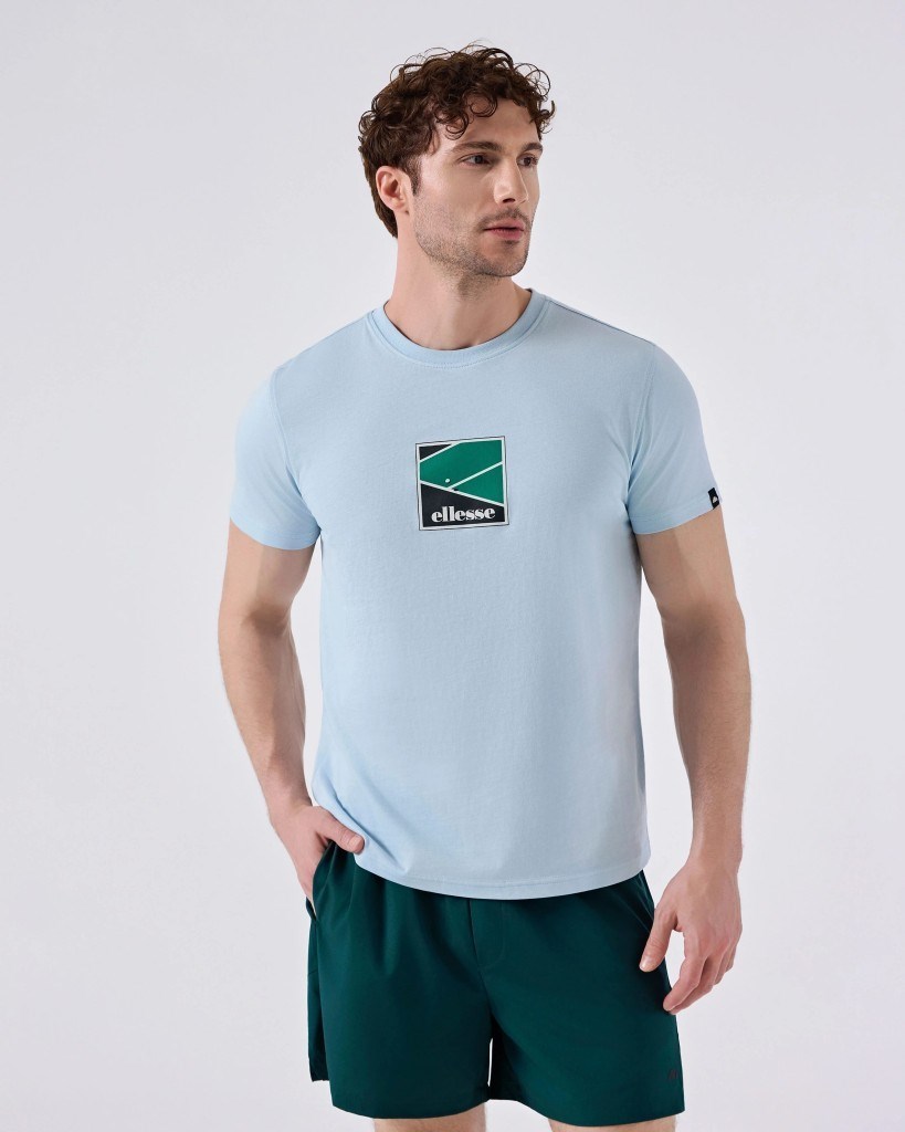 Ellesse 6SM5025-BBL Erkek Tişört - Mavi