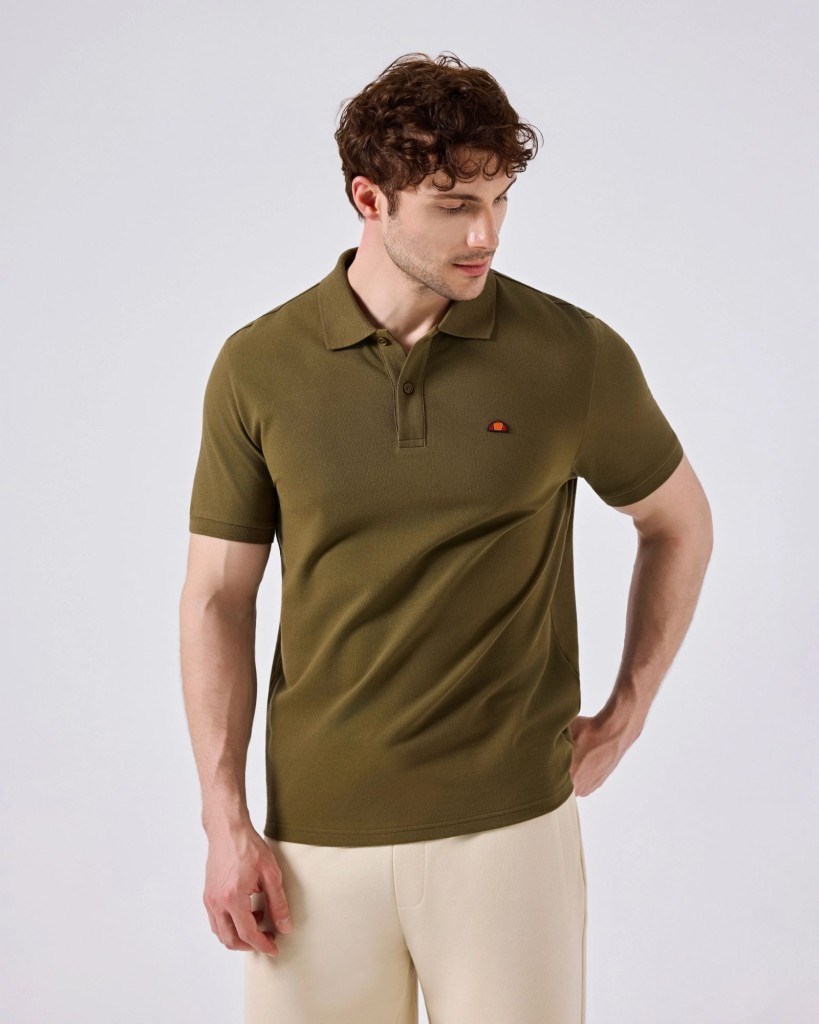 Ellesse 6SM5044-HK Erkek Polo Yaka Tişört - Haki