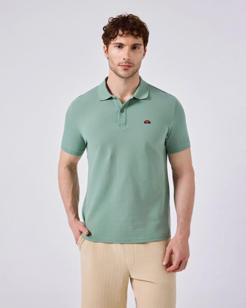 Ellesse 6SM5044-MNT Erkek Polo Yaka Tişört - Mint Yeşili