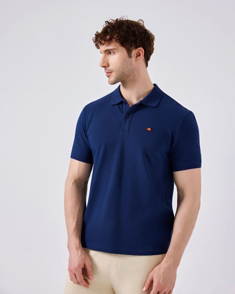 Ellesse 6SM5044-NV Erkek Polo Yaka Tişört - Lacivert