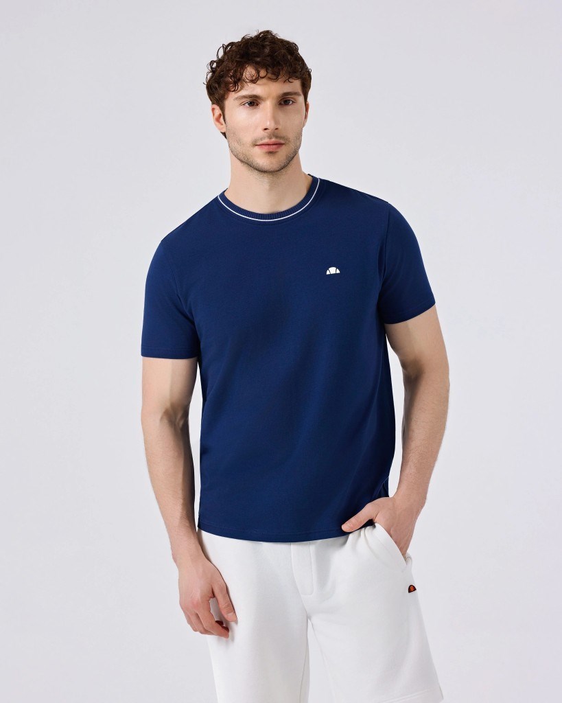 Ellesse 6SM5058-NV Erkek Tişört - Lacivert